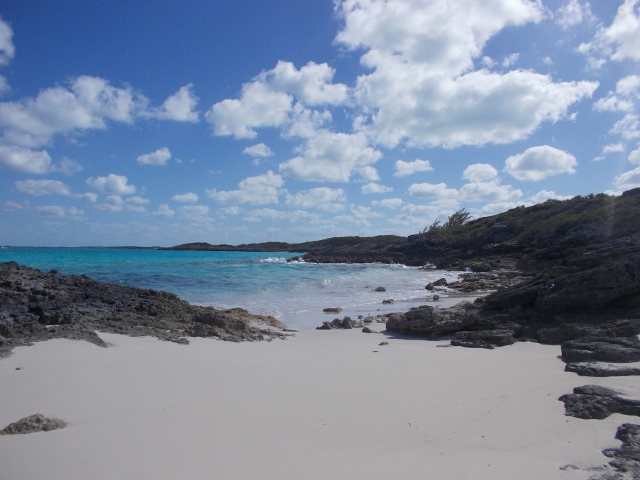 Pretty beach Normans Cay