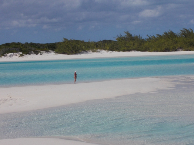 Me in the distance, exploring