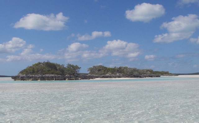 Shallows off of Normans Cay