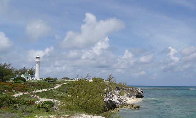Grand Turk lighthouse, built of cast iron pieces imported from England in 1852
