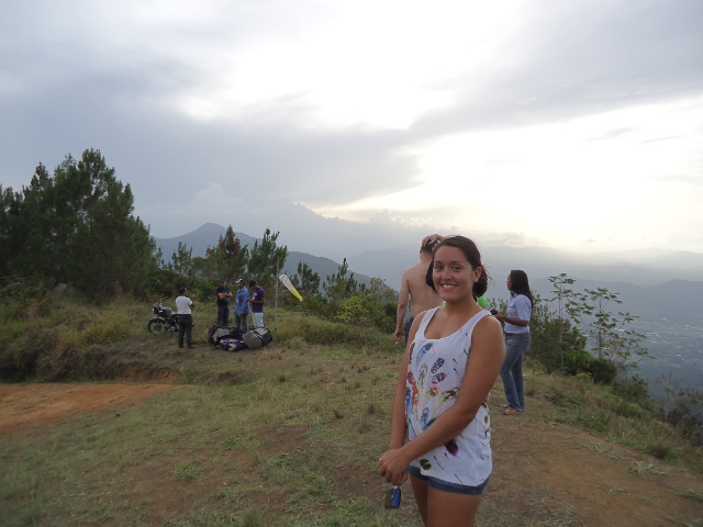 All smiles waiting to go paragliding.
