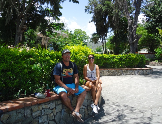 Parque Central, downtown Constanza.