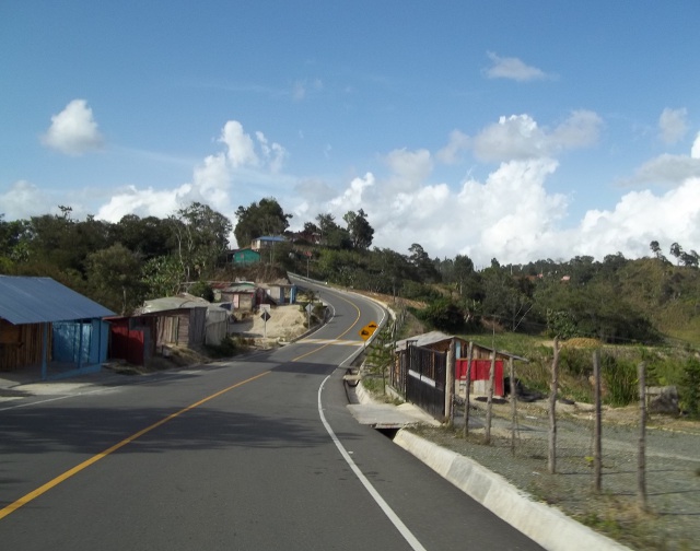 The views driving to the town of Constanza...beautiful!