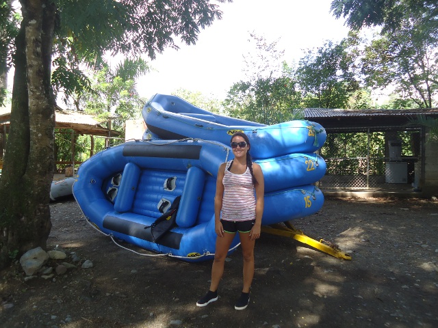 Soon we will be racing down the river in one of these rafts!!
