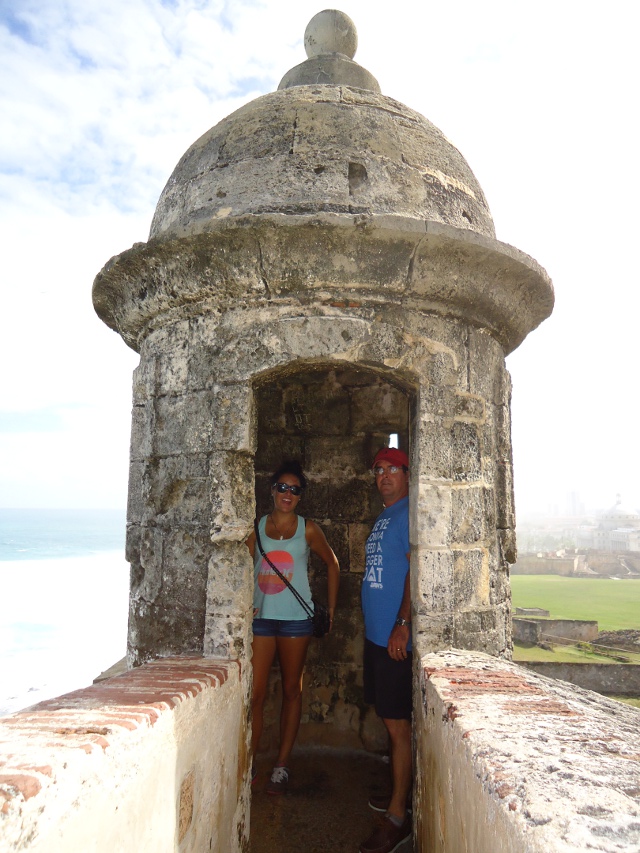 El Morro is studded with small, circular sentry boxes called “garitas” that have become a national symbol.